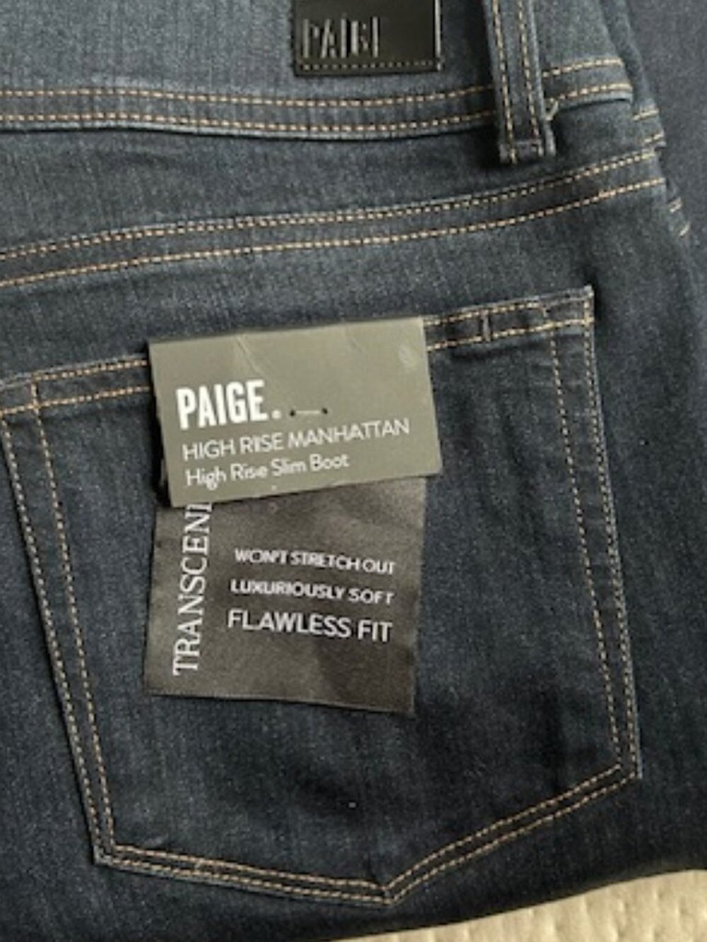 PAIGE - High Rise Manhattan Jeans - NWT - Size 30